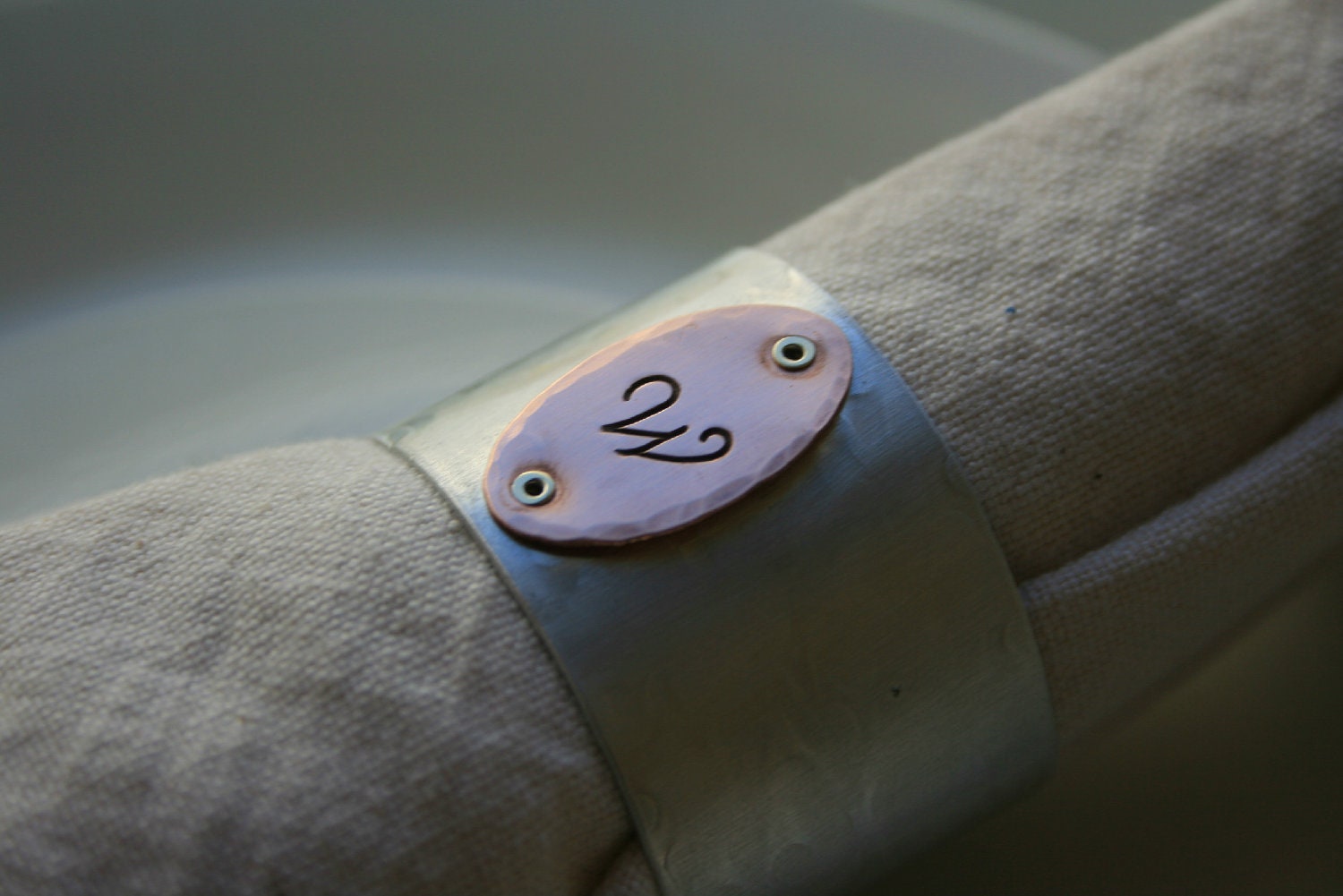 Customed Monogrammed Napkin Rings