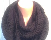Chocolate Brown Infinity Scarf