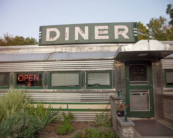 Roadside Diner photo vintage Americana Country Diner by pixamatic