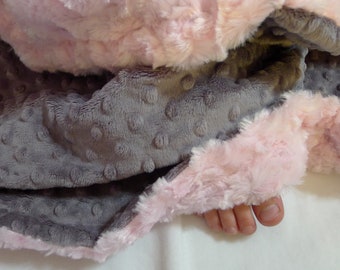Baby Blanket Minky Baby Blanket Owl Baby by SugarDoodleBoutique