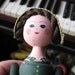 Wooden Swedish Doll from the New York Worlds Fair Pavilion 1964, Hand Carved Wooden Doll