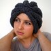 Oriental Turban Knit Hat Super soft Acrilyc Woman Beret Hat Fashion Texture Bennie Hat