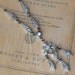 Vintage ART DECO Edwardian Necklace . 1920s Necklace Jewelry . Lavalier Necklace . Festoon Necklace . Paste Stones and Pot Metal