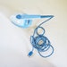 Retro 1970's Pale Blue Travel Iron by Sunbeam