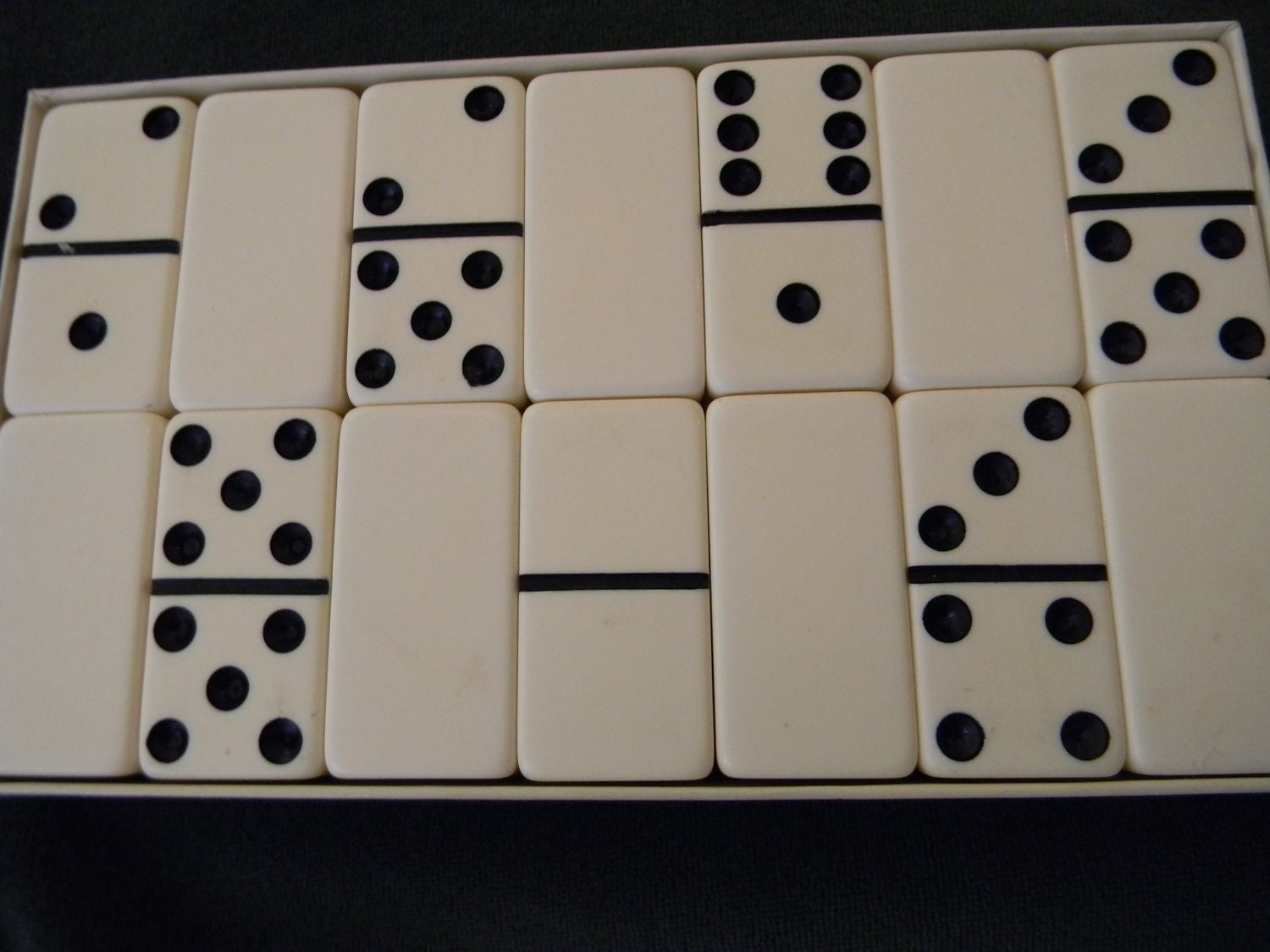 Vintage Domino Set Puremco Original Box With Instruction