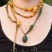 Reserved for Gerrie - Art Yarn Necklace - Polymer Clay Flowers Pendant - Gypsy Chic Hippie Boho Necklace - Fiber Jewelry - Autumn Jewelry