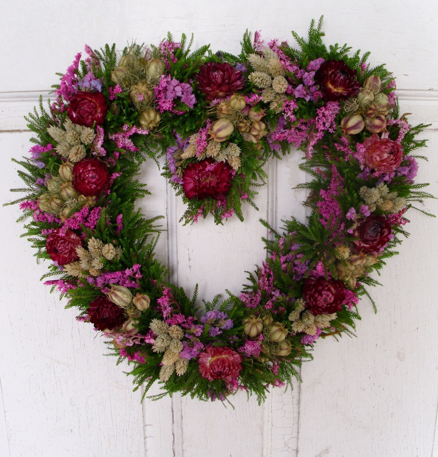 Heart Dried Flower Wreath