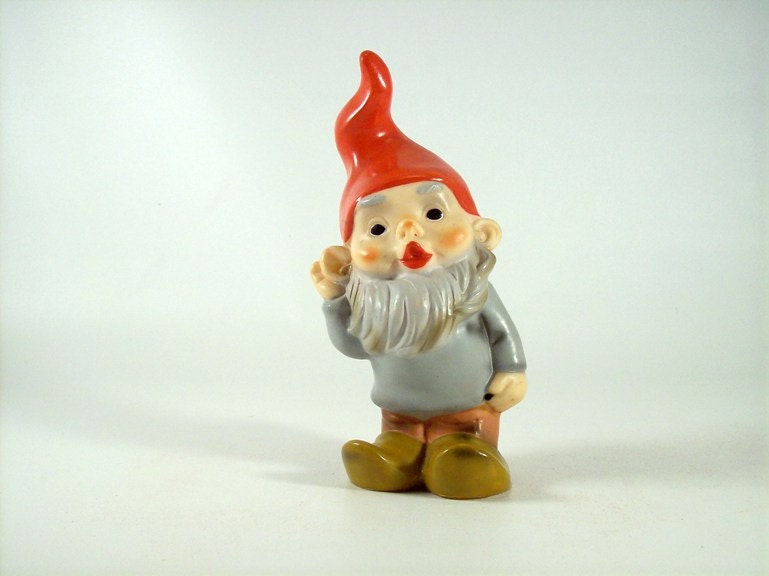 Garden Gnome made by Heissner in West Germany by Circa810 on Etsy