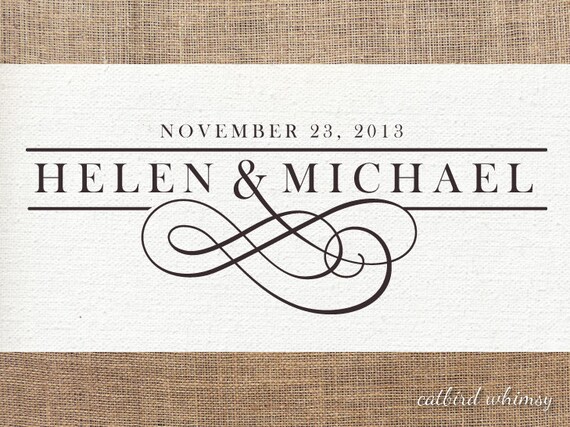 Items similar to Premade logo and watermark for weddings or small ...