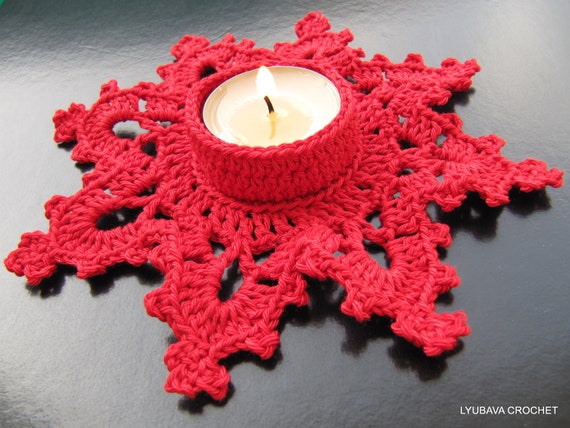 crochet christmas pattern lights Christmas Holder    PATTERN Tea Pattern  Crochet CROCHET Light