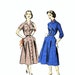 Advance 8436, Vintage Plus Size, Dress Pattern, Late 50s or very Early 60s, Size 44 Bust. Classic Shirtwaist Dress Pattern