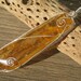 Giant Copal Amber Pendant, SS Fill Wire Wrapped, Filled with Bugs