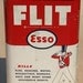 Early Vintage rare Set of 2 1940s Esso Oil Flit Insecticide and Esso Radiator Stop Leak Never Opened Full