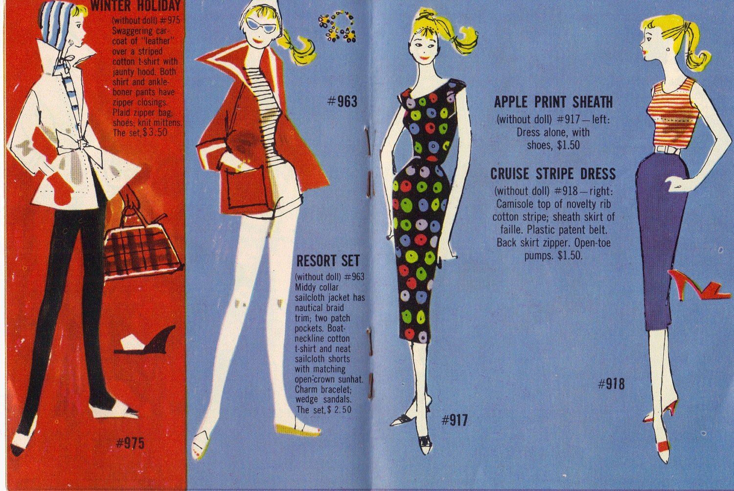 1950s barbie clothes