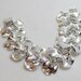 Reserved for Lorna Williams Alluring Vintage Lisner Lily Pad Leaf Petal Silver Tone Bracelet 1551a-052112000