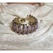 Wide Modernist Lavender Enamel Bracelet 1076ag-012312000