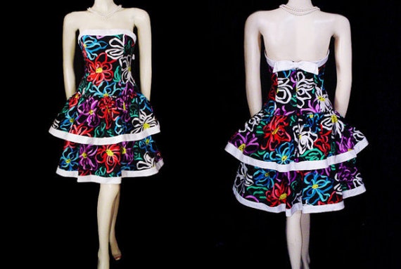 Vintage A J Bari Party Dress Lord & Taylor by TAHITIBLOSSOM