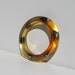Vintage Jewelry - Amber lucite bracelet with Beetles