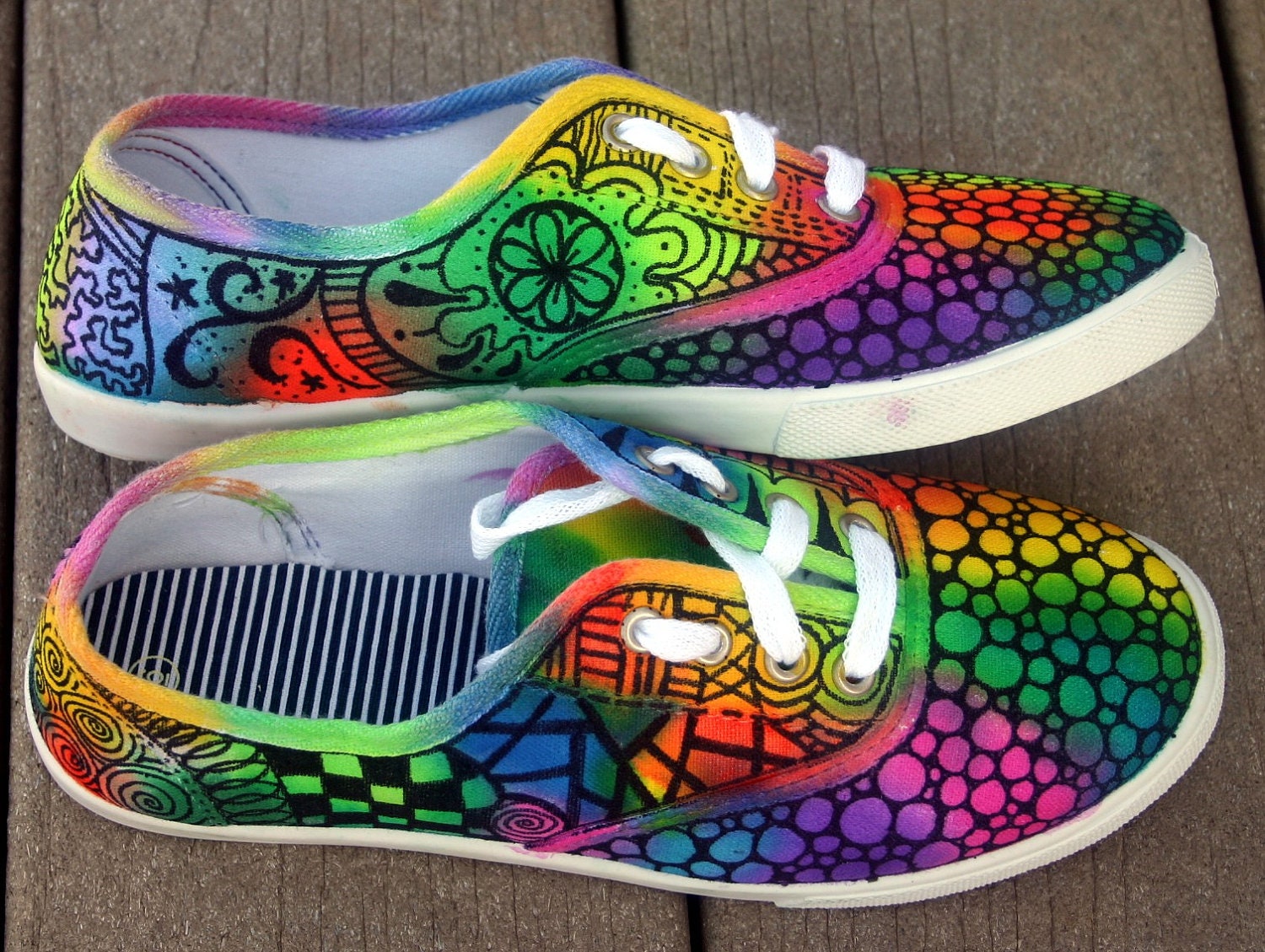 Zentangle sneakers shoes sneakers zentangle art original