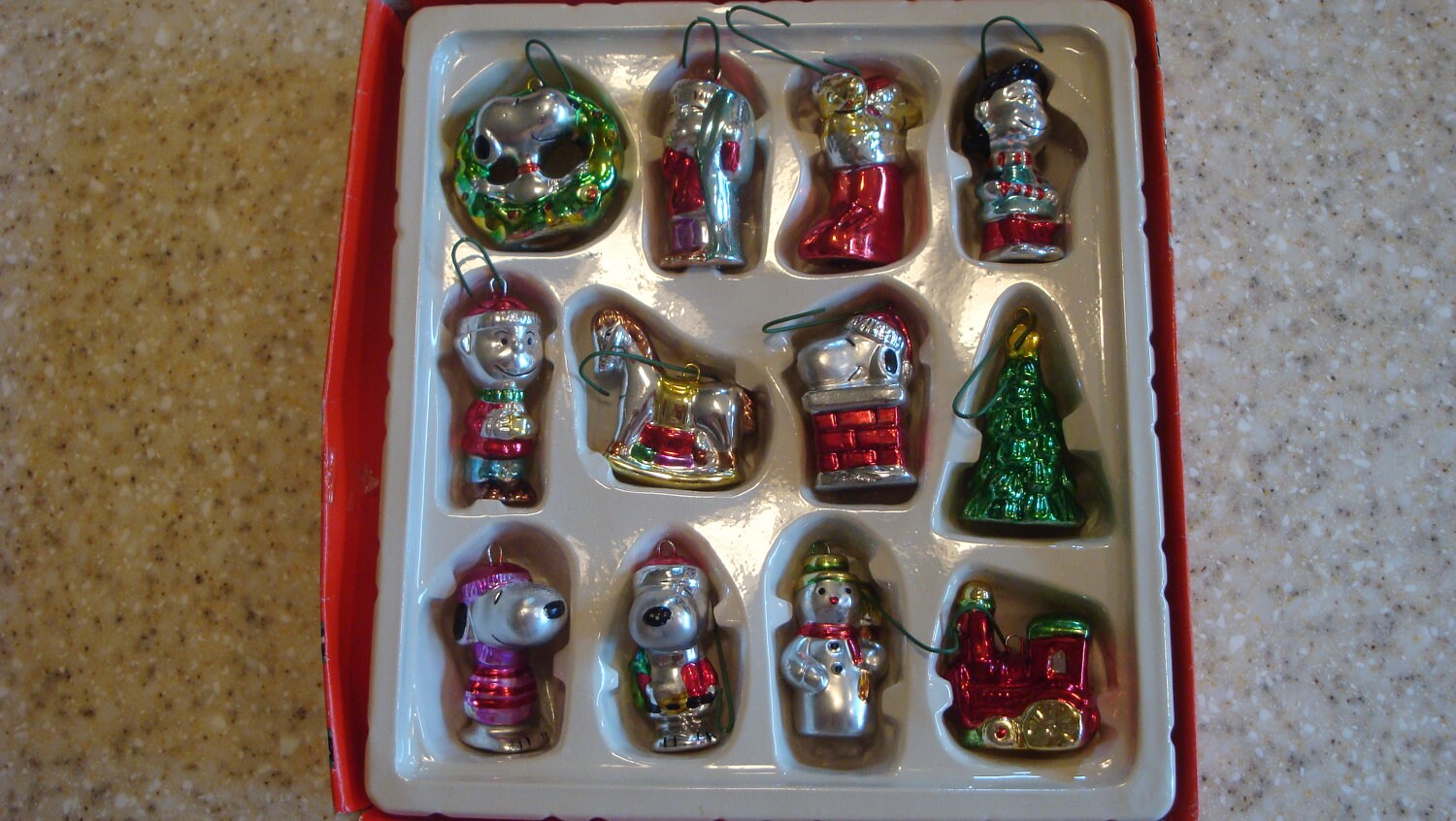 Peanuts Collection Christmas Ornaments by lulusbythesea on Etsy