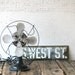 black fan - smaller desk size farmhouse decor vintage electric black fan beach house minimal decor