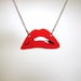Rocky Horror Inspired Necklace - Laser Cut Acrylic