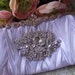 SALE- Old Hollywood Style Rhinestone and Satin Clutch. Wedding, Special Occasion