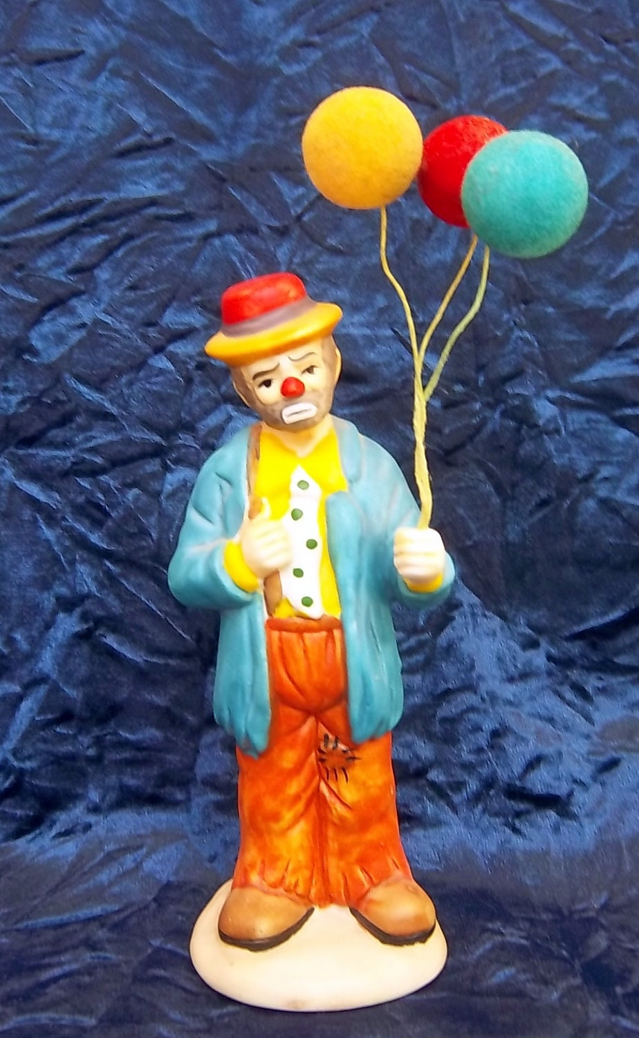 Emmett Kelly Jr Figurine Signed and Marked by Flambro