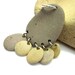 Hang Five - Beachstone Foot and Five Toes, Smooth Flat Lake Michigan Beachstones Into Footsie Pendant Eco Friendly