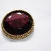 Vintage Brooch Amethyst Glass 1950s Jewelry