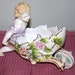 Antique SADEK Porcelian Cherub Vase Basket 1930s Decor
