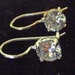 Sterling Silver CZ Earrings Vintage Beautiful