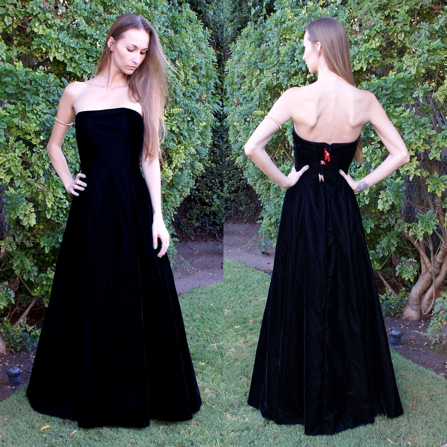 black ball gown skirt with pockets
