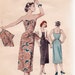 Vintage 50s Sewing Pattern - Strapless Hawaiian Sarong Dress with Asymmetrical Draped Skirt & Short Bolero Jacket - Butterick 6056, Bust 30
