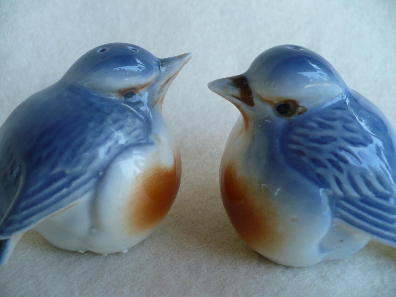 Vintage Collectible Blue bird Salt and Pepper Shaker