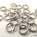 1/2 oz Niobium Jump Rings, Saw Cut, 18 ga 3/16