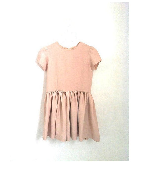 Items similar to LINEN pink pastel Dress ( size us 4, us 6 ,us 8 ) on Etsy