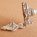 Vintage Mechanical English Sterling silver charm St Pauls opens to Charles Diana 1981 Wedding Bracelet charm