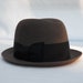 Mens Fedora Vintage DobbsHat- Fifth Avenue New York - Size 6 7/8 - Retro 60's Apparel