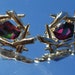 Sarah Coventry Chinese Modern watermelon earrings