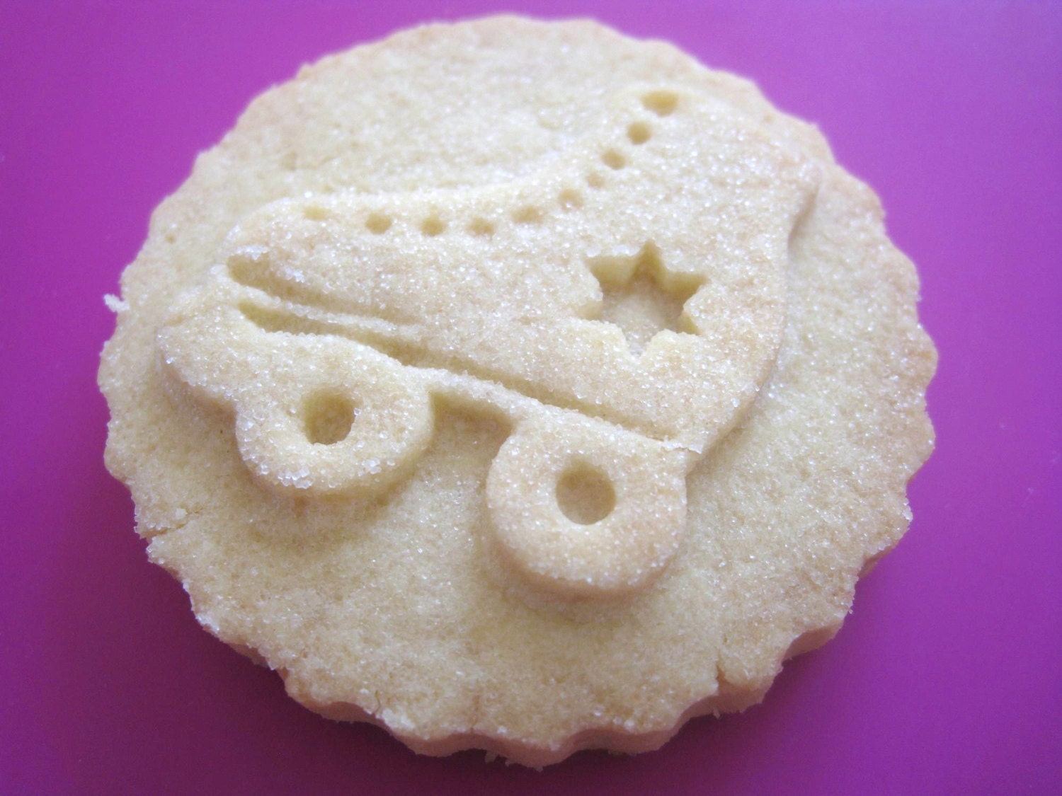 ROLLER Skate COOKIE STAMP recipe and instructions make your