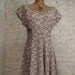 Grunge Dress - 80s/90s Sage Green Floral Print