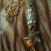 Sun Goddess Yellow,Metallic, Spiked Beaded Necklace