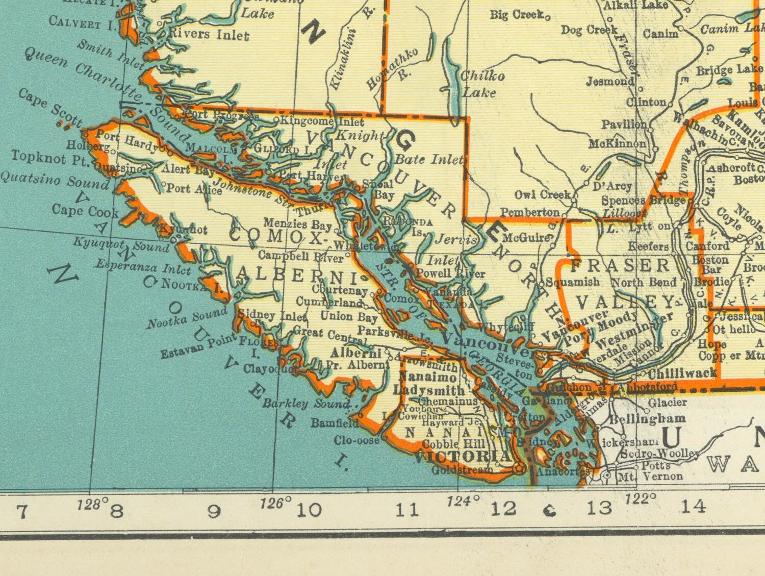 Alberta British Columbia Map: Detailed Map Of Alberta And Columbia – EGEX