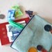 On sale, Leather pouch, Zipper pouch, Mushroom, One of a kind, Eco-friendly
