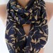 Pheasant - Infinity Scarf, Tube Scarf - Loop Scarf Circle Scarf - Elegant - It made with good quality Silk Satin Super Loop