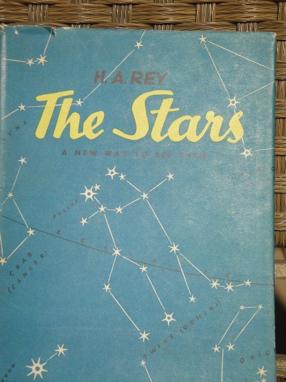 H A Rey Curious George Author The Stars First Edition by Lemondae