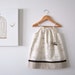 Woodland Baby dress-Natural Linen and Cotton-girl-toddler-cream beige brown-sundress-Handmade Chilldren Clothing by Chasing Mini