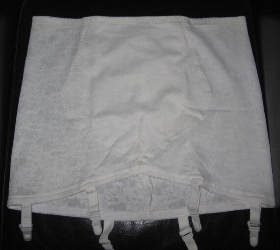 Vintage Sears Open Bottom GIrdle 6 Garter Straps 5 XL 5 EG