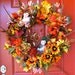 Owls in the Autumn Woods Wreath, Fall Harvest, XXLarge